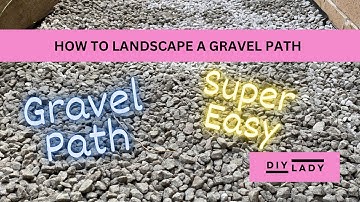 How to Make a Gravel Path / The Easiest and Cheapest Way