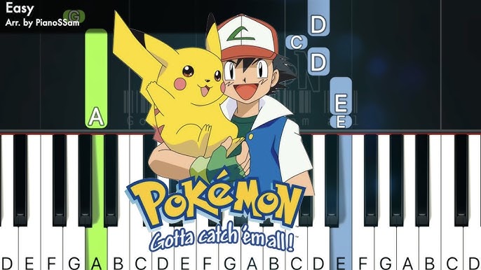 Pokemon Theme (Gotta Catch 'Em All) - Piano Cover w/ Midi + Sheet Music  (Synthesia) - YouTube
