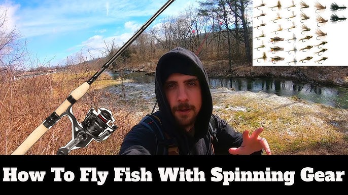 Fly Fishing with Spinning Gear - Fly and Bubble Fishing 