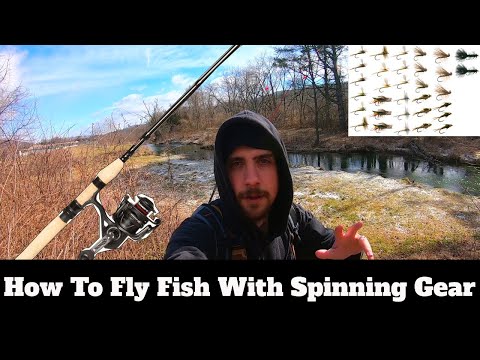 Fishing flies on a spinning rod Clearance