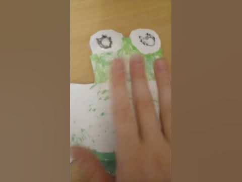 як зробити жабку із паперу (частина 2) - YouTube
