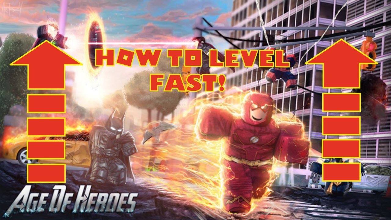 Roblox Age Of Heroes How To Level Fast Youtube