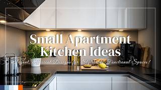 Small Apartment Kitchen Ideas: Elegant, Efficient Designs for Stylish & Functional Spaces!