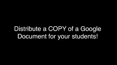 Share a Copy of a Google Doc in Schoology