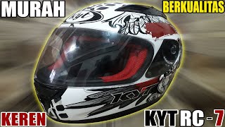 Review Helm KYT RC-7 | Black / White / Red
