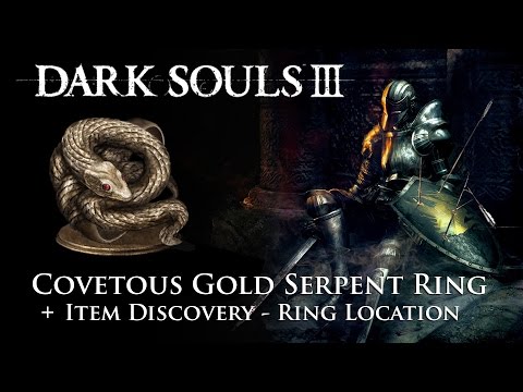 Dark Souls III - Covetous Gold Serpent Ring Location (Items, spells and  covenant locations) - YouTube