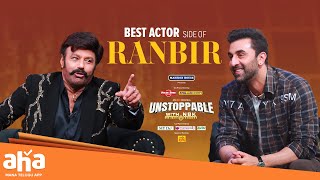 Best Actor side of Ranbir || Animal Movie Team UnstoppableWithNBK || Balakrishna || ahavideoin