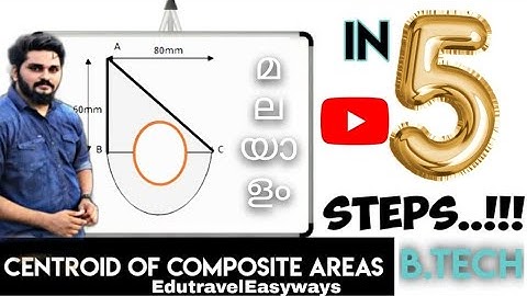 #centroid #solvedproblem BTECH MECHANICS CENTROID #compositeareas #engineering #ktu #mechsnics