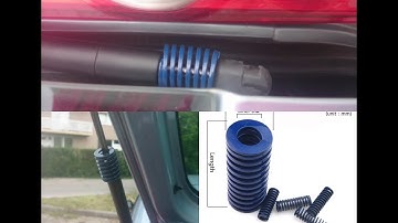 Ford Fiesta Rear Hatch DIY Upgrade Boot Gas Springs Upgrade