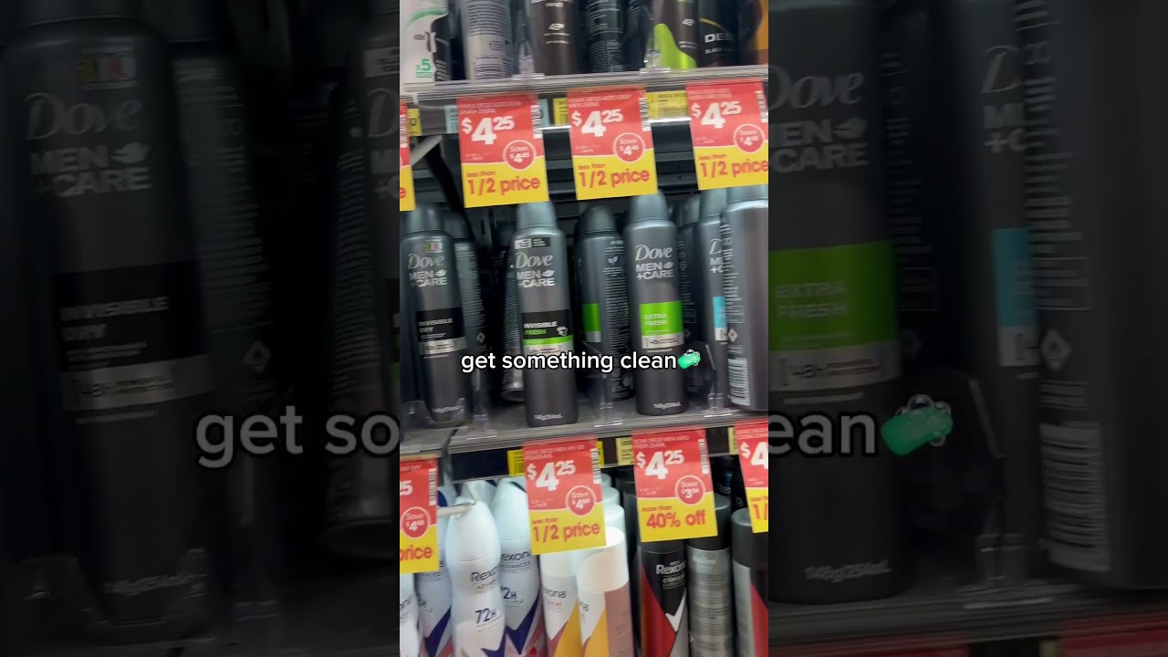 Cologne and deodorant 