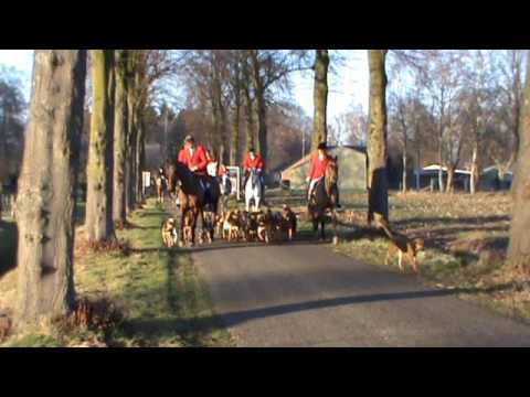 Slipjacht / vossenjacht Montferland.