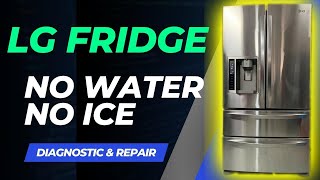 LG Fridge  Ice and Water Not Dispensing FIX