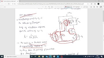Tuned collector oscillator