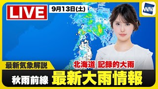 ウェザーニュースの配信のサムネイル画像