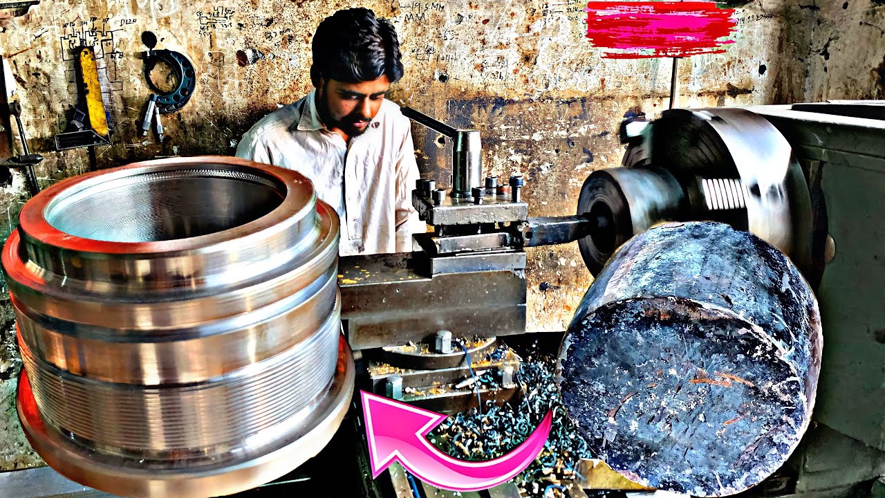 Manufacturing Hydraulic Cylinder Gland in Local Excavator