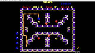 Snaker (Acorn BBC Micro). Skill Level 3. Score: 7 430.