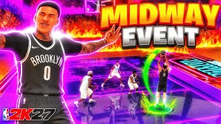 TAKING OVER THE MIDWAY EVENT W/ MY 6’6 “BUCKET-GETTER” BUILD! (+ BEST ProPlay JUMPER ON 2K27🔥)
