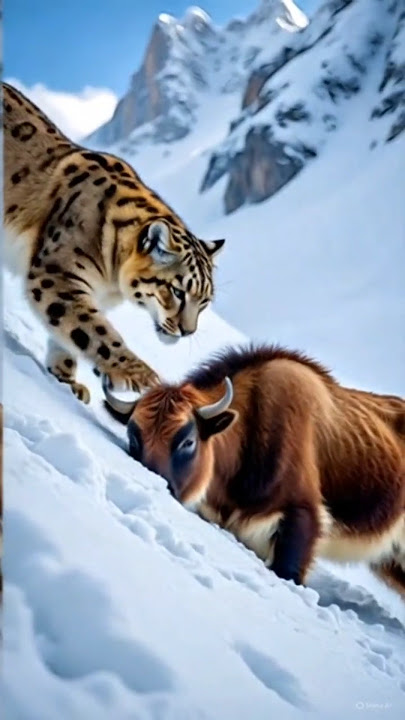 एक चीता ने बचाया बच्चे को #cheetah #calf #ai #amazing