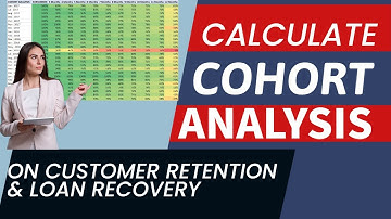 Cohort Analysis on Customer Retention in Excel |  #excel #powerbi #dataanalytics