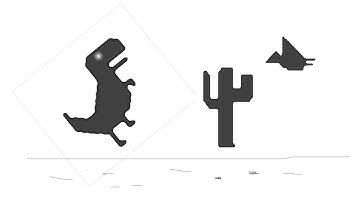 I remade the Google Chrome Offline game in Java (timelapse)