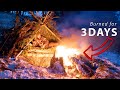 Lost in the Wilderness - How to NOT Freeze to Death! Winter Survival & Bushcraft (No Tent or Bag)