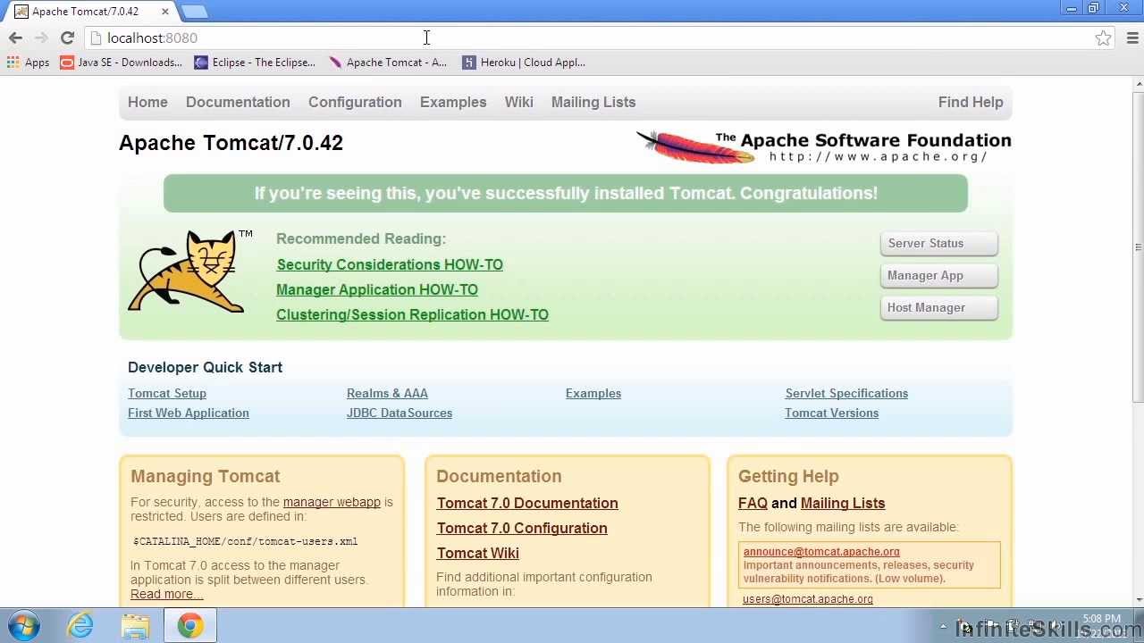 apache tomcat 7 install apache tomcat 7 install