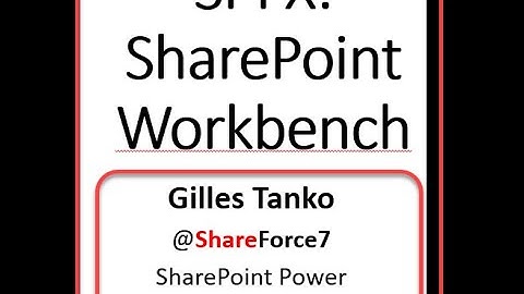 SharePoint SPFX-Part 1