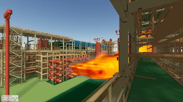 A Simulation of a Jet Fire Incident on an Onshore Facility with FLACS-Fire