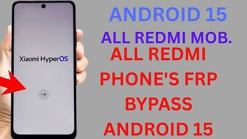 Redmi 12 5G Frp Bypass Android 15 MTK Cpu Frp 1 Click By Unlock Tool & Error Fix Google Chacha
