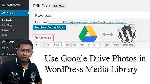 Use Google Drive Photos in WordPress Media Library ( Without Plugins )