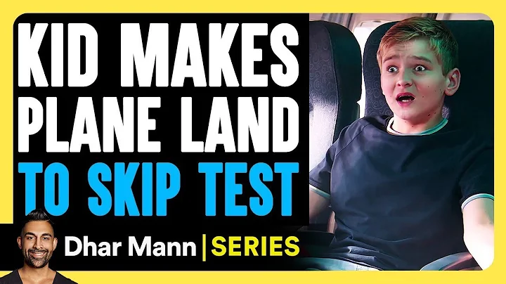 Dhar Mann - Mischief Mikey Ep 3: Kid Makes Plane Land To Skip Test (With skeleton meme)