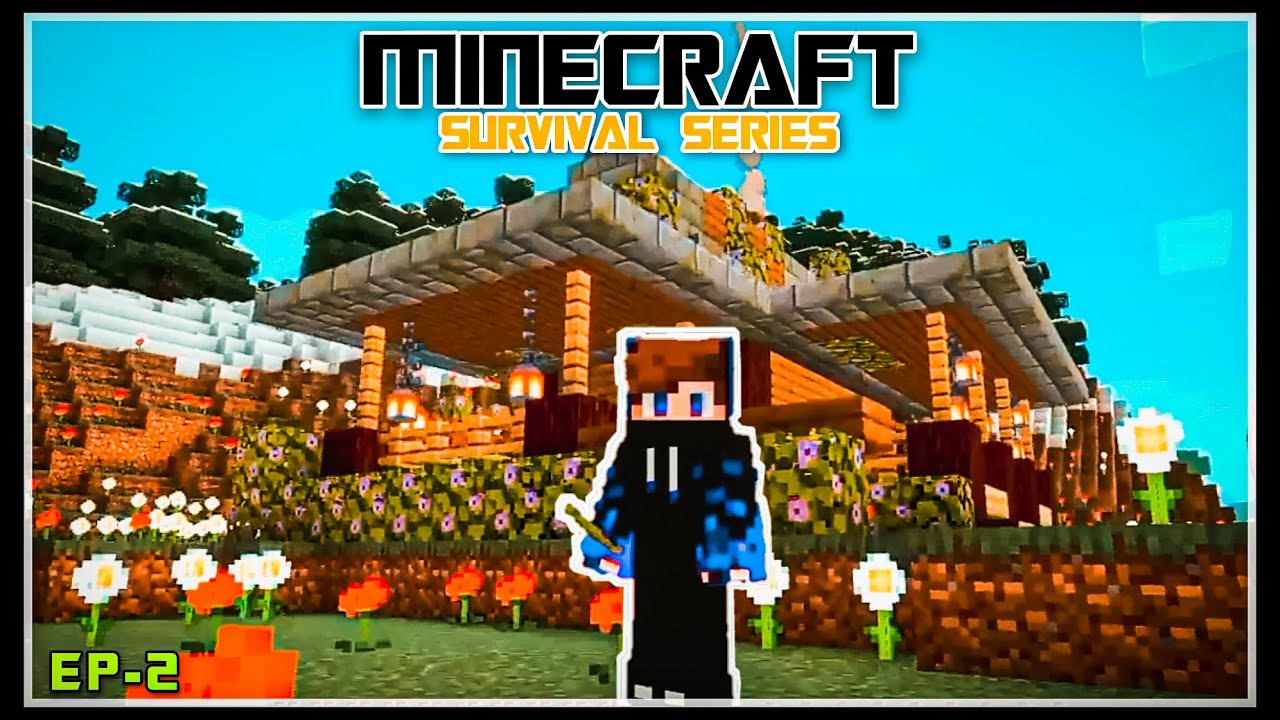 HOUSE READY IN MINECRAFT POCKET EDITION SURVIVAL SERIES #2 | AB GOD GAMING