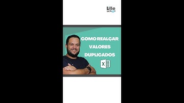 COMO REALÇAR VALORES DUPLICADOS – FORMATAÇÃO CONDICIONAL | Dicas de Excel #shorts