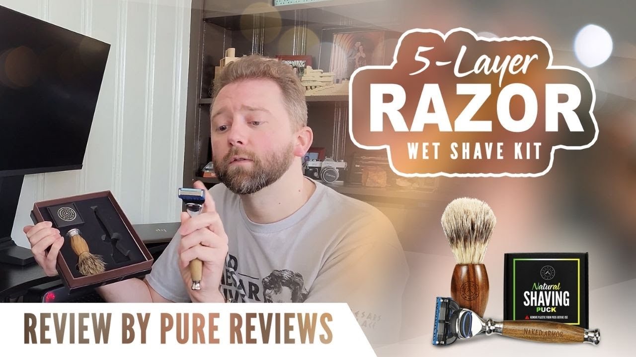 5 Layer Razor Wet Shave Kit Review by PURE Reviews | LEVEL UP YOUR ...