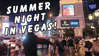 Las Vegas Strip Walking Tour - Hot Summer Weekday Nights July 2026