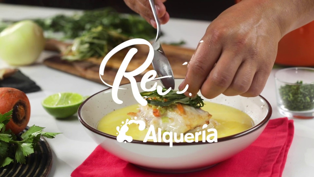Crema de pescado y verduras | Crema de Leche Alquería