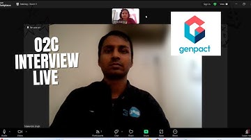 Genpact interview Live #interview