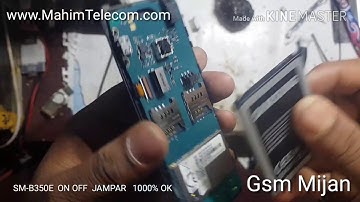 Samsung B350E Power Key Jumper Solution