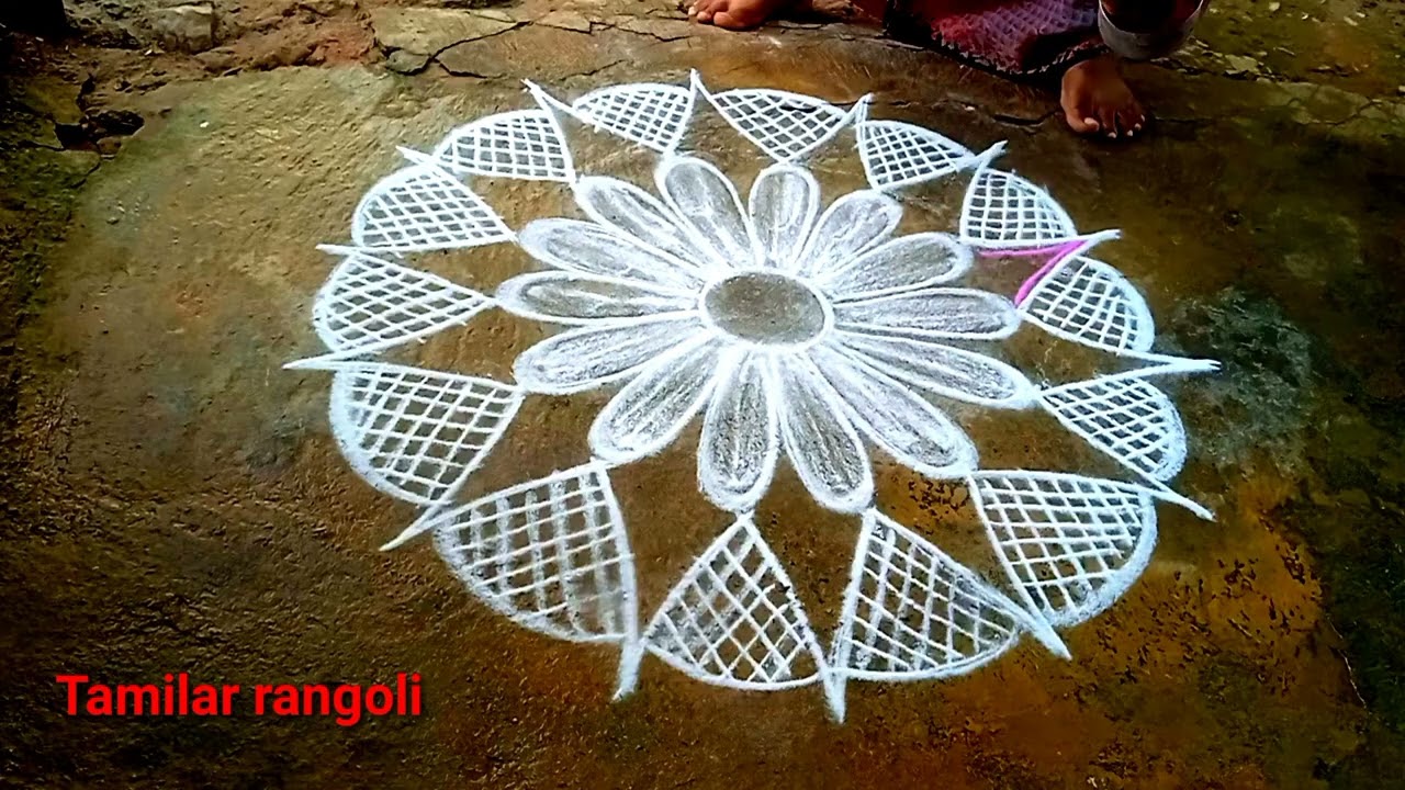 Margazhi madham traditional special 🌺🌻🌹🌷 kolam/muggulu/Tamilar rangoli