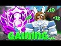 GAINING AS *YUZI* (Roblox bedwars)