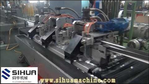 Cross t bar roll forming machine