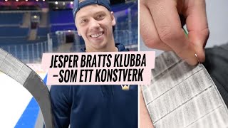 NHL-stjärnan visar upp minutiösa detaljerna med klubban