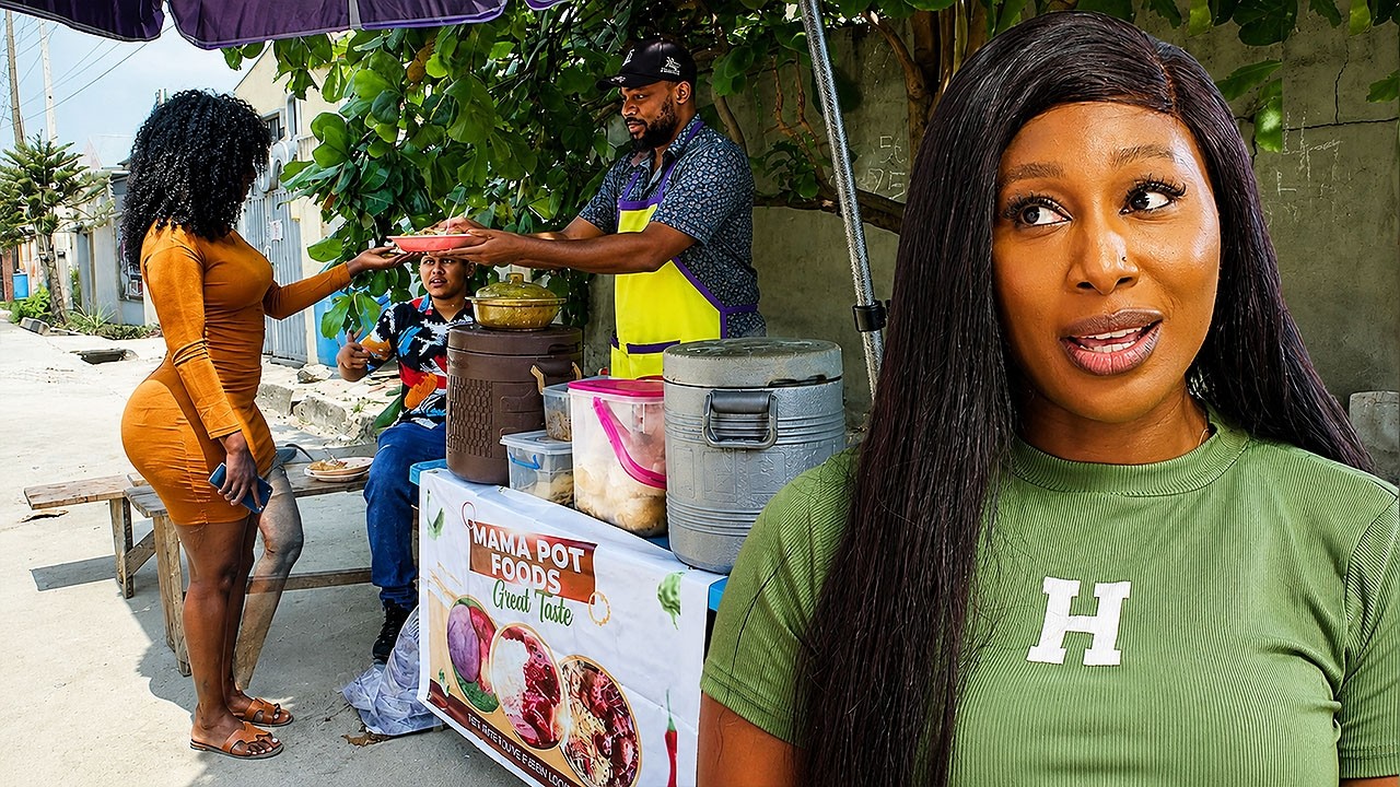 Arrogant Billionaire Lady Fell In Luv Wit D Roadside FoodSeller After Eating His Food-Nigerian Movie