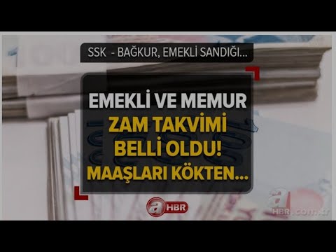 Emekli ve memur zam takvimi belli oldu! Maaşları kökten etkileyecek! SSK, Bağkur, Emekli Sandığı dik