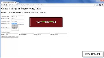 Spring MVC Tutorials 15   @InitBinder annotation, WebDataBinder, CustomDateEditor concept