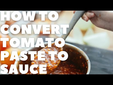 Video: How To Make Tomato Sauce And Tomato Paste