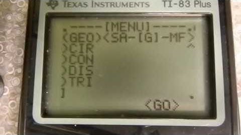 TI-83+ Animated Calculator Menu