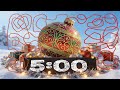 5 Minute Timer with relaxing music Christmas Bomb