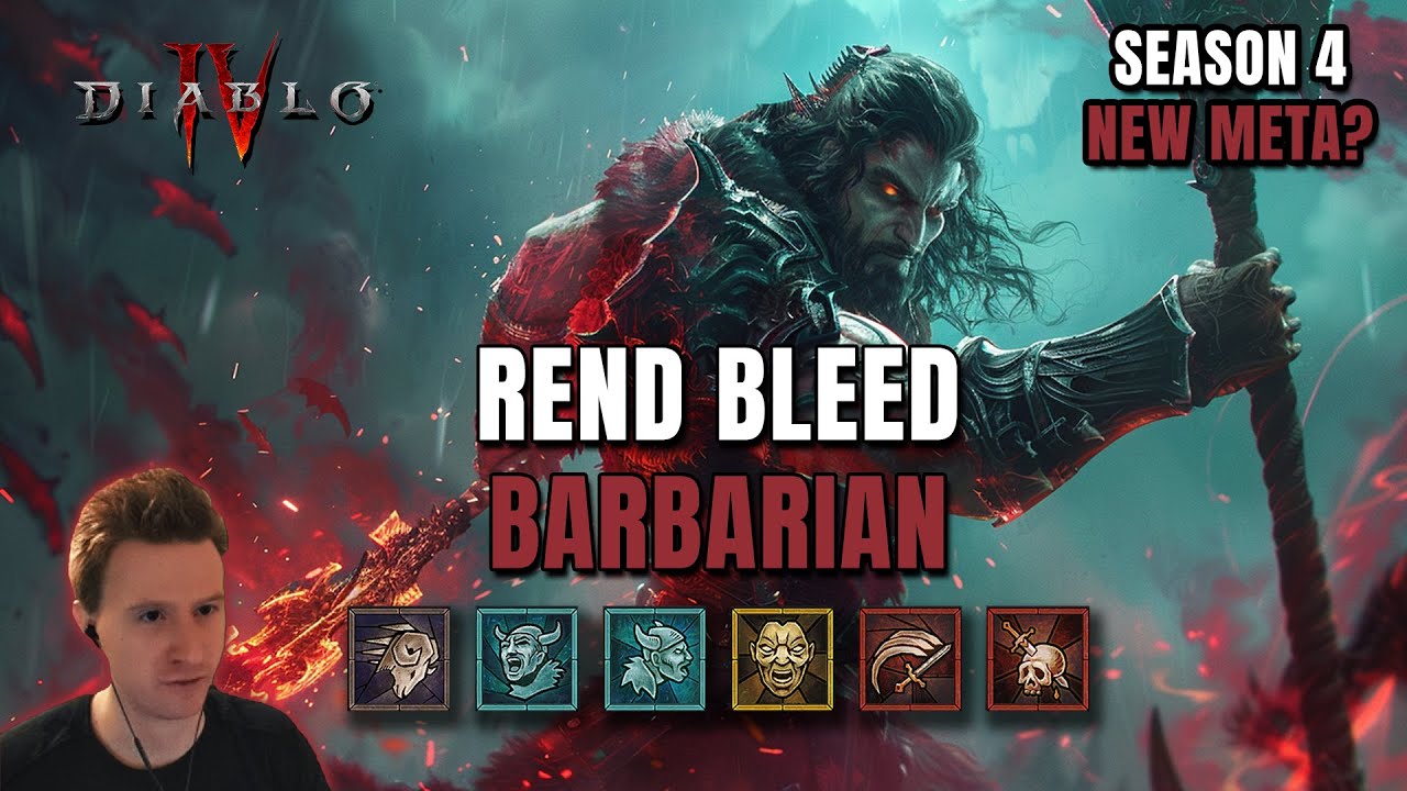 BLEED AGAIN? Rend Barbarian potential for Season 4 Diablo 4 - YouTube