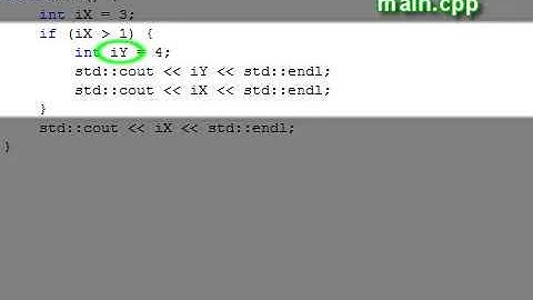 C plus plus Console Lesson 11  -   Global and Local Scope